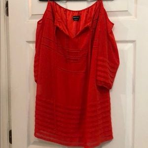 Bebe cold shoulder dress